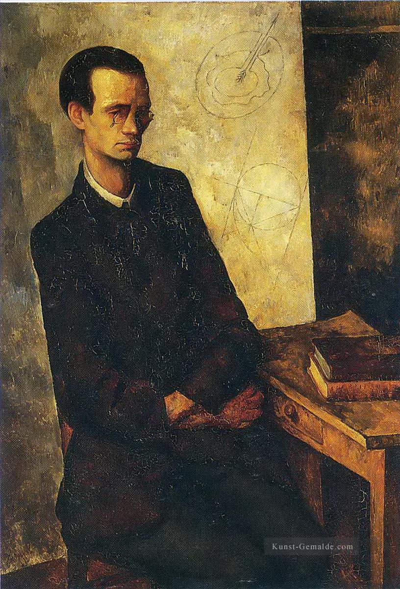 der Mathematiker 1918 Diego Rivera Ölgemälde